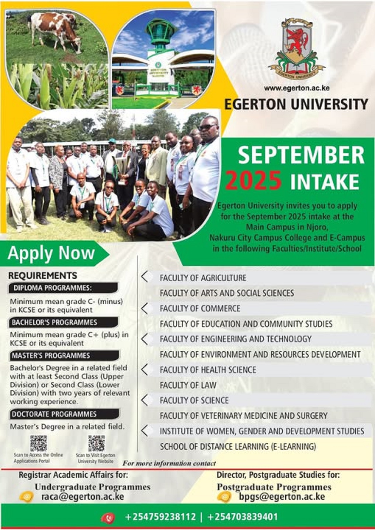 The 2025 Nakuru National Show is here and Egerton is ready!